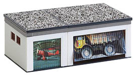 055-130319 - H0 - Doppelgarage mit Antriebsteil